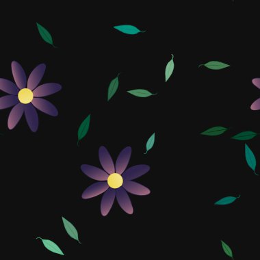 Çiçeksiz arka plan, vektör illüstrasyonu