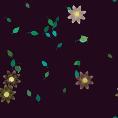 Çiçeksiz arka plan, vektör illüstrasyonu