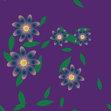 Çiçeksiz arka plan, vektör illüstrasyonu