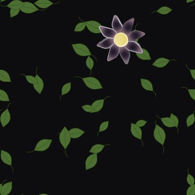 Çiçeksiz arka plan, vektör illüstrasyonu