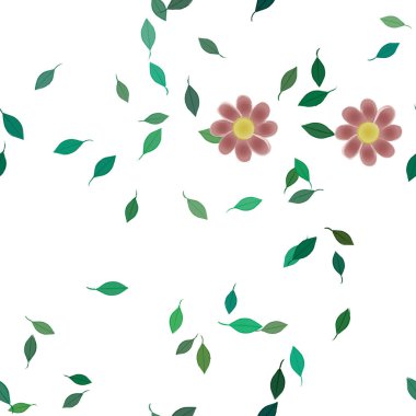 Çiçeksiz arka plan, vektör illüstrasyonu