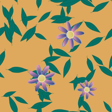 Çiçeksiz arka plan, vektör illüstrasyonu