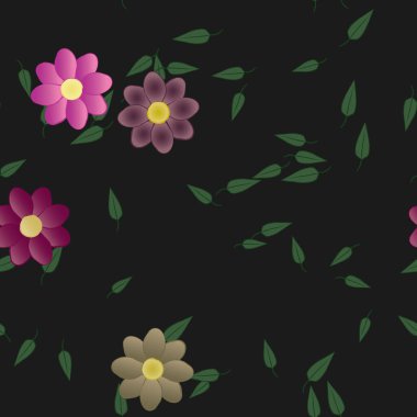 Çiçeksiz arka plan, vektör illüstrasyonu