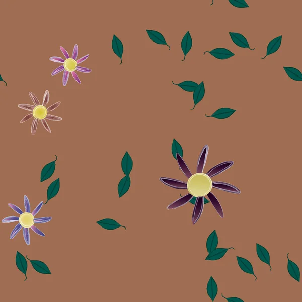 Hermoso Fondo Sin Costura Floral Ilustración Vectores — Archivo Imágenes Vectoriales