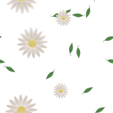 Çiçeksiz arka plan, vektör illüstrasyonu