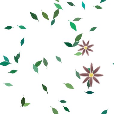 Çiçeksiz arka plan, vektör illüstrasyonu