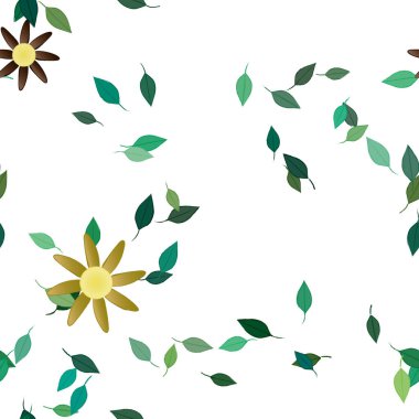 Çiçeksiz arka plan, vektör illüstrasyonu