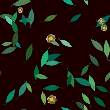 Çiçeksiz arka plan, vektör illüstrasyonu