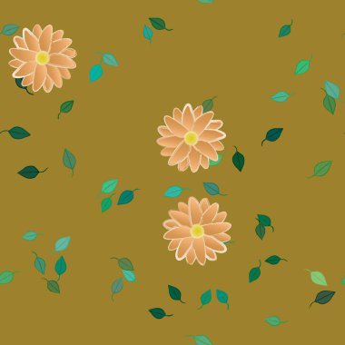 Çiçeksiz arka plan, vektör illüstrasyonu