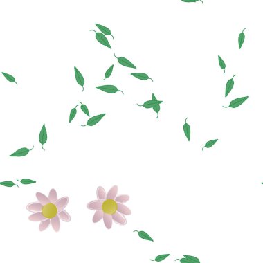 Çiçeksiz arka plan, vektör illüstrasyonu