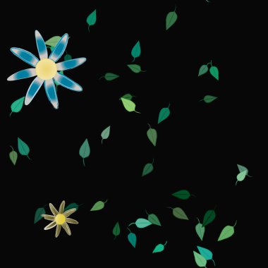 Çiçeksiz arka plan, vektör illüstrasyonu