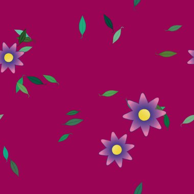 Çiçeksiz arka plan, vektör illüstrasyonu