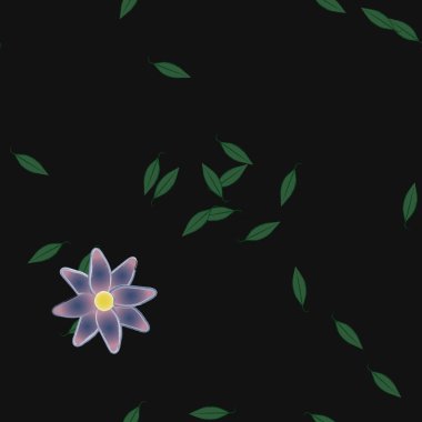 Çiçeksiz arka plan, vektör illüstrasyonu