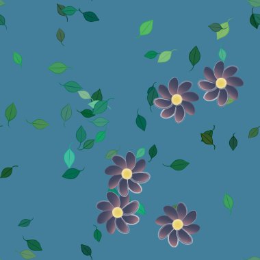 Çiçeksiz arka plan, vektör illüstrasyonu