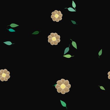 Çiçeksiz arka plan, vektör illüstrasyonu