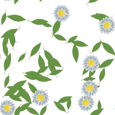 Çiçeksiz arka plan, vektör illüstrasyonu