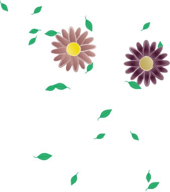 Çiçeksiz arka plan, vektör illüstrasyonu