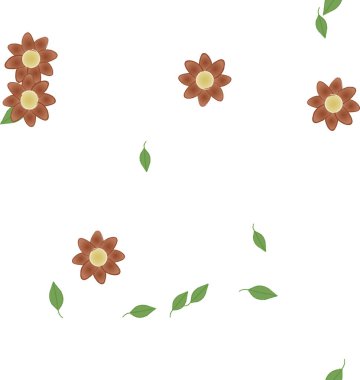 Çiçeksiz arka plan, vektör illüstrasyonu