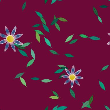 Çiçeksiz arka plan, vektör illüstrasyonu