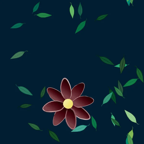 Hermoso Fondo Sin Costura Floral Ilustración Vectores — Vector de stock