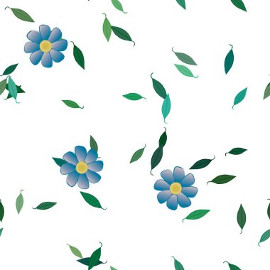 Çiçeksiz arka plan, vektör illüstrasyonu