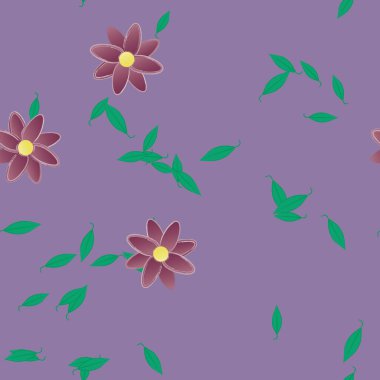 Çiçeksiz arka plan, vektör illüstrasyonu