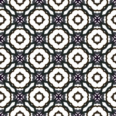soyut geometrik dikişsiz desen, vektör illüstrasyonu 