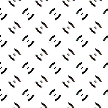 Geometrik soyut dikişsiz desen, vektör illüstrasyonu