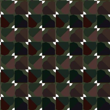 Geometrik soyut dikişsiz desen, vektör illüstrasyonu