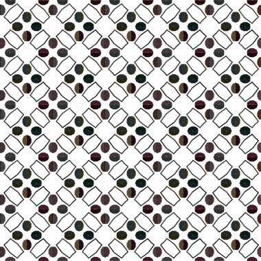 soyut geometrik dikişsiz desen, vektör illüstrasyonu