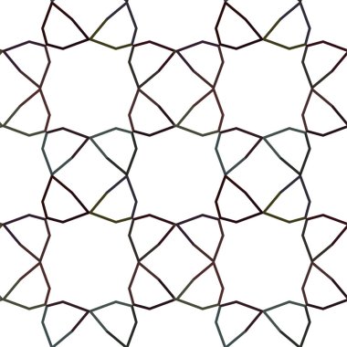 soyut geometrik dikişsiz desen, vektör illüstrasyonu