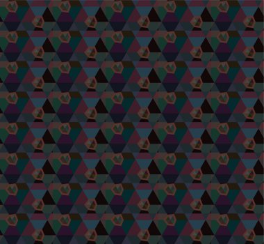 soyut geometrik dikişsiz desen, vektör illüstrasyonu