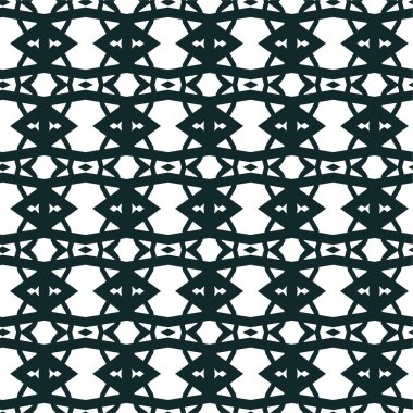 Geometrik soyut dikişsiz desen, vektör illüstrasyonu