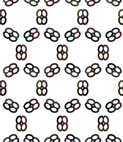 Геометричний Повторюваний Орнаментальний Вектор Безшовна Текстура Дизайну — стоковий вектор