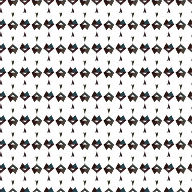 Geometrik soyut dikişsiz desen, vektör illüstrasyonu