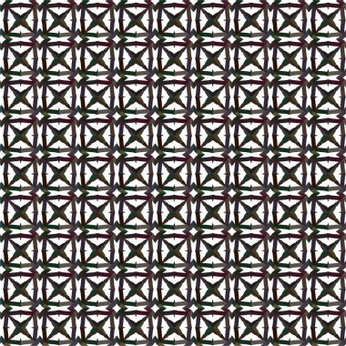 Geometrik soyut dikişsiz desen, vektör illüstrasyonu