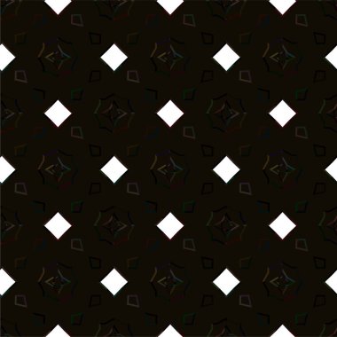 Geometrik soyut dikişsiz desen, vektör illüstrasyonu