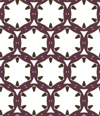 Geometrik soyut dikişsiz desen, vektör illüstrasyonu