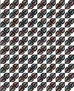 soyut geometrik dikişsiz desen, vektör illüstrasyonu
