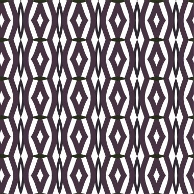 Geometrik soyut dikişsiz desen, vektör illüstrasyonu