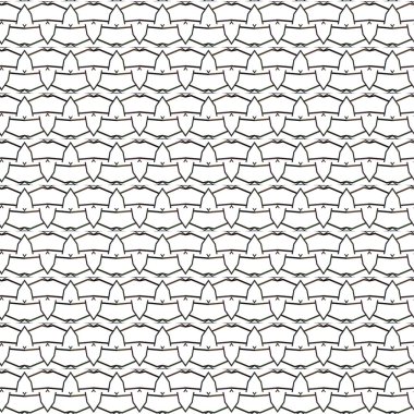 soyut geometrik dikişsiz desen, vektör illüstrasyonu 