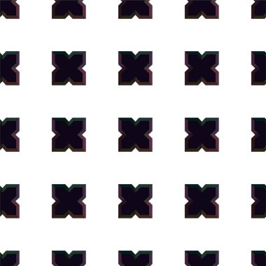 Geometrik soyut dikişsiz desen, vektör illüstrasyonu