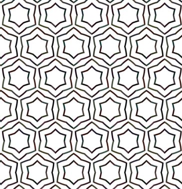 Geometrik soyut dikişsiz desen, vektör illüstrasyonu