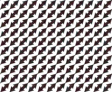 Geometrik soyut dikişsiz desen, vektör illüstrasyonu