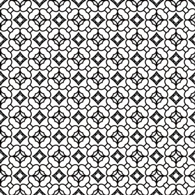 Geometrik soyut dikişsiz desen, vektör illüstrasyonu