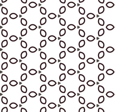 soyut geometrik dikişsiz desen, vektör illüstrasyonu