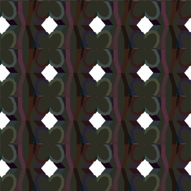 Geometrik soyut dikişsiz desen, vektör illüstrasyonu