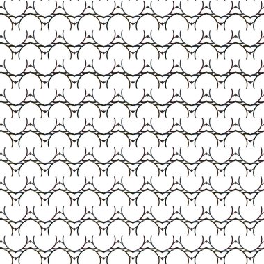 Geometrik soyut dikişsiz desen, vektör illüstrasyonu