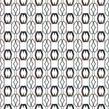 Geometrik soyut dikişsiz desen, vektör illüstrasyonu