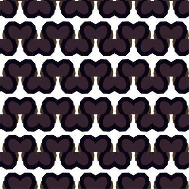 Geometrik soyut dikişsiz desen, vektör illüstrasyonu